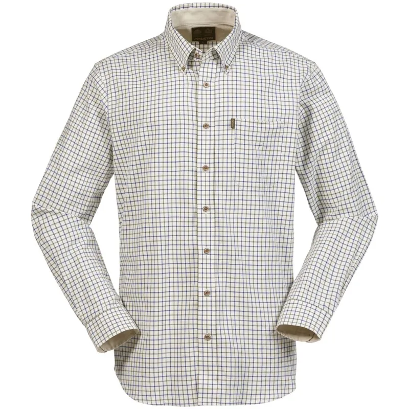 Musto Classic Button Down Shirt - Field Check Royal Blue